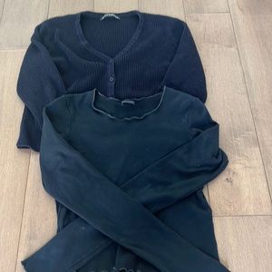 Brandy melville sweater & long sleeve duo